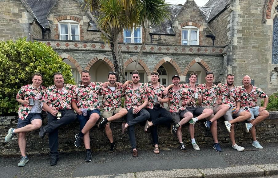 Singing at a festival